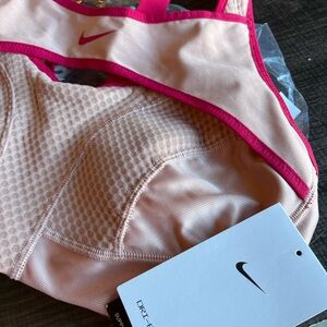 Nike Peach and Pink Sports Bra